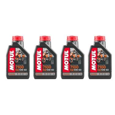 Imagem de Kit Óleo Motul 7100 4t 10w60 4 Litros Ktm Husqvarna Sint