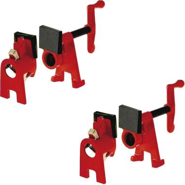 Imagem de Kit Com 2 Grampos Sargentos Para Canos 3/4 Pipe Clamp
