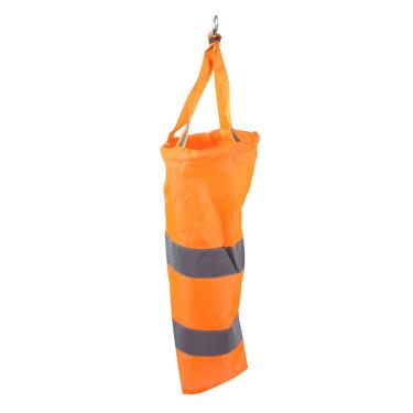 Imagem de Nylon Aeroporto Windsock Rip-Stop Outdoor Medição de vento Meia com Cinto Refletor para Ambientes Externos Aeroporto Fazenda e Parque, Pilipane Meia de vento de 76 cm,