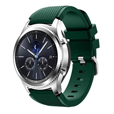 Imagem de Pulseira para Samsung Galaxy Watch 4/5/Galaxy Watch 5 Pro Band 45mm 40mm 44mm/Galaxy Watch 4 Classic 46mm 42mm/Galaxy Watch 3 41mm/Active 2/Active, pulseira de silicone de 20 mm pulseira
