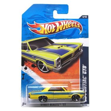 Imagem de 2011 Hot Wheels '65 Pontiac GTO Yellow/Blue #85/244