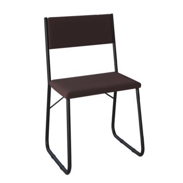 Imagem de Cadeira Angra Marrom e Preta