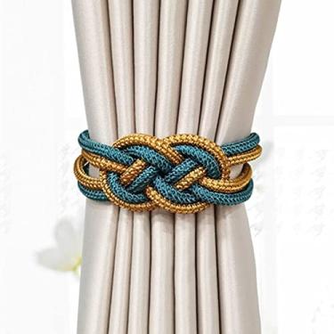 Imagem de 2 Pçs/conjunto Cortina Magnética Fivela Fivela Retenções Clipe Ímã Para Cortina Rod Tie Backs Cintos Pendurados Corda Acessórios Acessórios Cortina Decoração do Quarto, P, 47cm