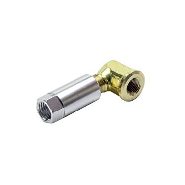 Imagem de GlowShift – Adaptador de rosca com sensor de pressão de combustível para Chevy GM LS1 LS2 LS3 LS6 – Inclui adaptador de rosca de 90 graus