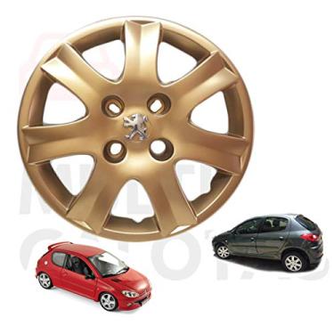 Imagem de 4x Calota Peugeot 206 207 208 todos aro 14 Gold