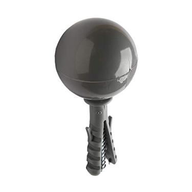 Imagem de Batedor de Porta Redondo com Bucha 8Mm Fixtil Bat/02 Cinza