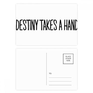 Imagem de Destiny Takes A Hand, conjunto de cartões postais de aniversário, cartão de agradecimento