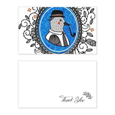 Imagem de Chapéu de pombo, ilustração de desenho de folha de flor, cartão de agradecimento, papel de aniversário, agradecimento de casamento