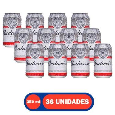 Imagem de Cerveja Lata 350 Ml 36 Unidades Budweiser