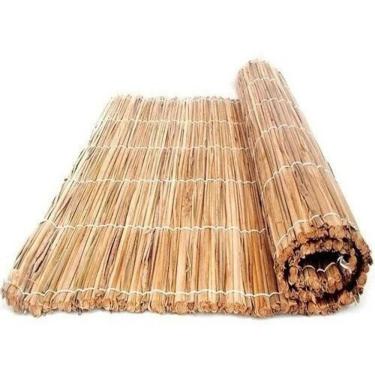 Imagem de Kit 6 Esteiras Palha Taboa 1,7x1,0m Pergolado Forro Tapete
