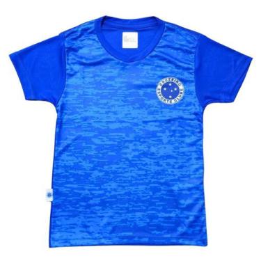 Imagem de Camiseta Cruzeiro Infantil Rajada Azul Oficial - Revedor