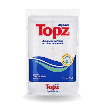 Imagem de Algodão Prensado Quadrado Topz 100 Unidades (6cm x 4,5cm)