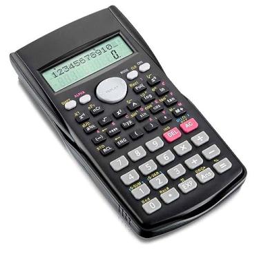 Imagem de Calculadora Científica Portátil 240 Funções, Display 2 Linhas, Alta Precisão para Matemática e Ciências, Estudantes e Profissionais