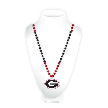 Imagem de NCAA Georgia Bulldogs – Logo G Team Logo Mardi Gras Style Beads