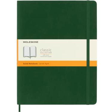 Imagem de Caderno pautado Moleskine Classic, verde murta, 192 páginas