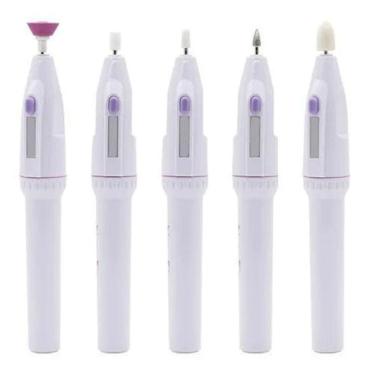 Imagem de Lixa De Unha Elétrico Portátil Manicure Pedicure