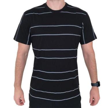 Imagem de Camiseta Rip Curl Especial Plain Stripe Masculina Preto