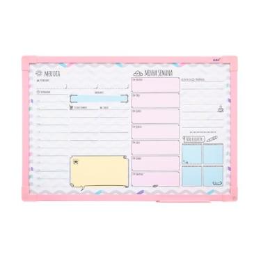 Imagem de Planner Mdf Colors Soft Chevron STALO, 60x40