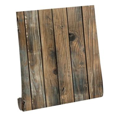 Imagem de Homoyoyo 7 Unidades Papel de parede de fundo de etiqueta de grão de madeira de simulação papel de parede decorativo papel de parede de madeira decoração vintage papel de parede liso placa