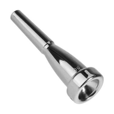 Imagem de kowaku Acessórios de bocal de trompete, peças de liga para instrumentos de vento, acessórios de trompete, profissionais, adultos, crianças, estudantes, Prata 5C