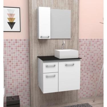 Imagem de Gabinete Para Banheiro Em Aço 62,5cm Figo Cozimax