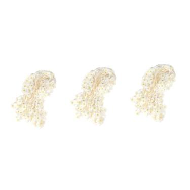 Imagem de Operitacx 3 Pecas patches artesanato Adesivos tecido para roupas Decoração bolsas e chapéus renda flor renda decorativa remendos costura flor margarida