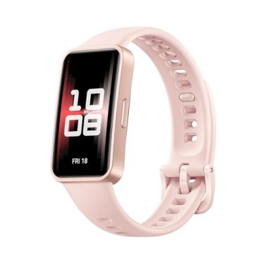 Imagem de SmartWatch HUAWEI Band 9, Uso confortável 24 horas por dia, 7 dias por semana,Monitoramento da qualidade do sono, Até duas semanas de duração da bateria, compatível com iOS e Android (Rosa)