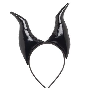 Imagem de Bioworld Maleficent Horns Headband Malévola Cosplay Maleficent Acessório - Tiara Malévola Presente de Malévola, Preto, OSFM
