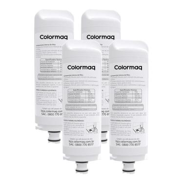 Imagem de Kit 4 Refil Filtro Colormaq Purificador Acqua