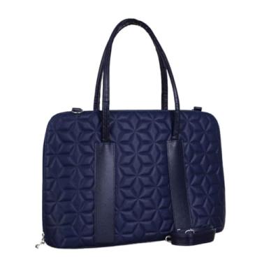 Imagem de Bolsa Pasta Para Notebook Feminina Maleta Executiva Premium Elegante Para Ate 15,6” (PREM-AZU)