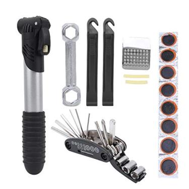 Imagem de Kits de Ferramentas Multifuncionais para Bicicletas para Manutenção Rápida da Bicicleta - Inclui Chaves Sextavadas e Acessórios para Reparo de Pneus - Perfeito para Ferramentas