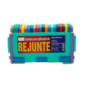 Imagem de Kit 10 espátula para aplicação de rejunte em e.v.a