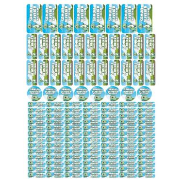 Imagem de Adesivo Etiqueta Escolar Personalizado Vinil Dinossauro 129 UN