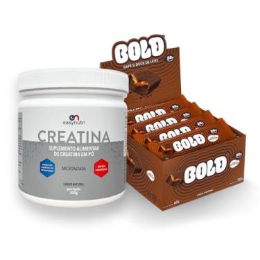 Imagem de Combo Display Barra de Proteína BOLD Snacks (12 unidades) + Creatina 300g (720g, Café e Doce de Leite)