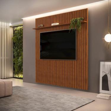 Imagem de Painel Ripado Trento 223 X 240cm em Mdf Freijó