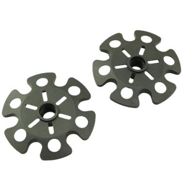 Imagem de YTgilo 2 peças de bastões de montanhismo, cesta de esqui, acessórios de borracha para pés, bastões de caminhada, acessórios para mastro de caminhada, bandeja de neve, deserto, atividades ao ar livre,