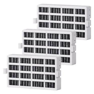 Imagem de Substituição do filtro de ar do refrigerador para Whirlpool, W10311524, AIR1, Maytag, Kitchenaid e Jenn-Air, filtro de ar FreshFlow, filtragem eficaz com filtro de carvão ativado (pacote com 3)