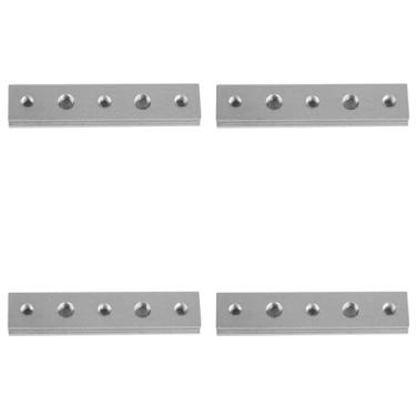 Imagem de 4pcs T Slot Mitre Track Jig 100mm Liga de Alumínio Com Parafuso T de Ação Rápida Braçadeira para Marcenaria