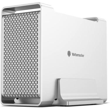 Imagem de Case Gaveta USB-C 3.1 10Gbps para 2 HDS Externo de 3,5" polegadas RAID