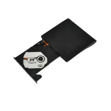 Imagem de Gravador E Leitor de DVD e CD Externo - Usb 3.0 Slim, Cor Preto, Compa