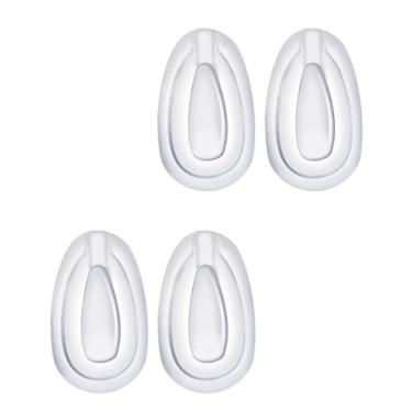 Imagem de Bwake 2 pares de protetores de nariz de substituição para óculos de sol Oakley Holbrook Metal - Transparente e transparente