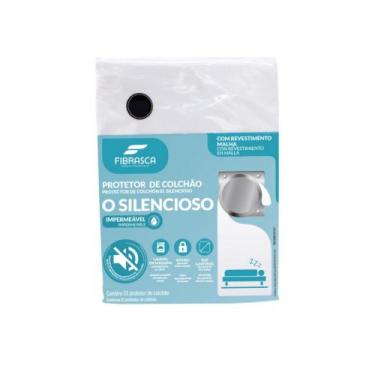 Imagem de Capa Colchão Impermeável Silencioso Slip 100% Poliéster Queen Size - F
