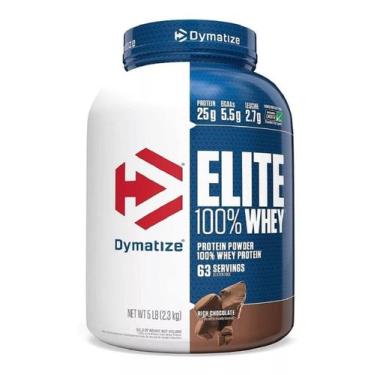 Imagem de Elite 100% Whey Protein Dymatize 2,3kg, Rich Chocolate
