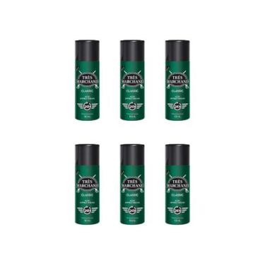Imagem de Desodorante Spray Tres Marchand 100Ml Classic-Kit C/6Un