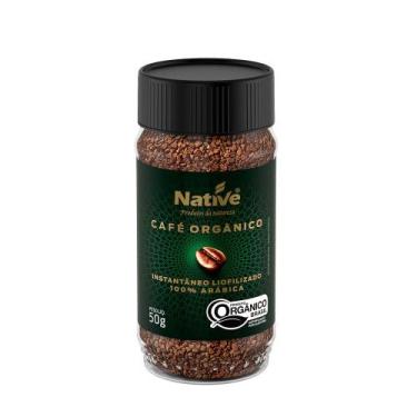 Imagem de Café Orgânico Instantâneo Liofilizado 50g - Native