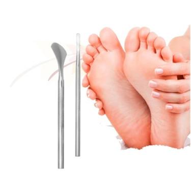 Imagem de Kit podologia bisturi removedor calosidade unha santa clara - Genérico