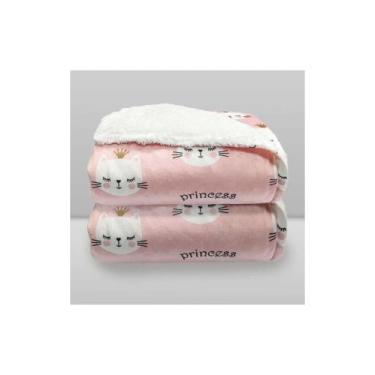 Imagem de Cobertor Donna Laço Bebê Printed Sherpa - LACO BEBE, GATA, 75X100