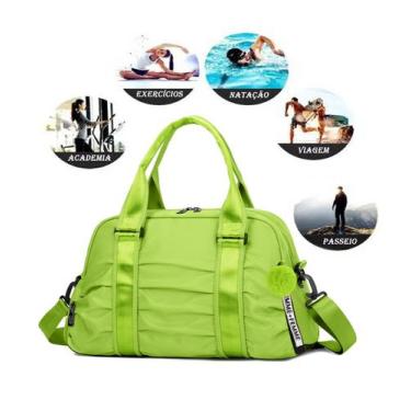 Imagem de Bolsa Academia Feminina Sacola Viagem Esporte Natação Exercicios Imper