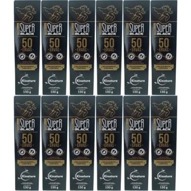 Imagem de Revenda 12 Pomada Massageadora 50 Ervas Naturais Super 150g - Kinature