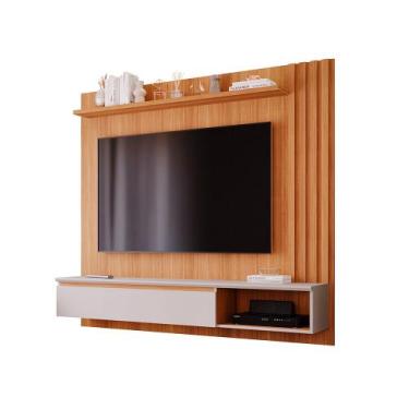 Imagem de Painel Para TV até 60" Pánama Plus Com 1 Porta Nature Off White Permób